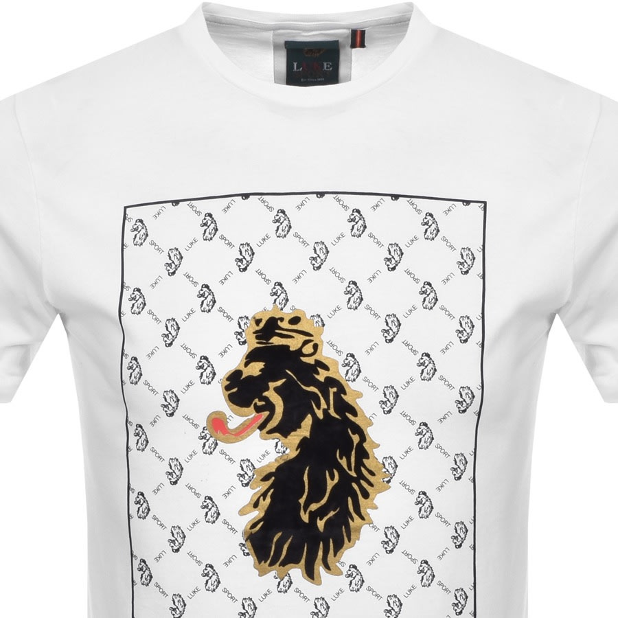 Alternative Image for ProductLuke 1977 Flocking Well Done Logo T Shirt White2